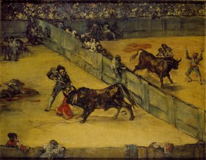 Scene at a Bullfight: The Divided Ring, 18th Century